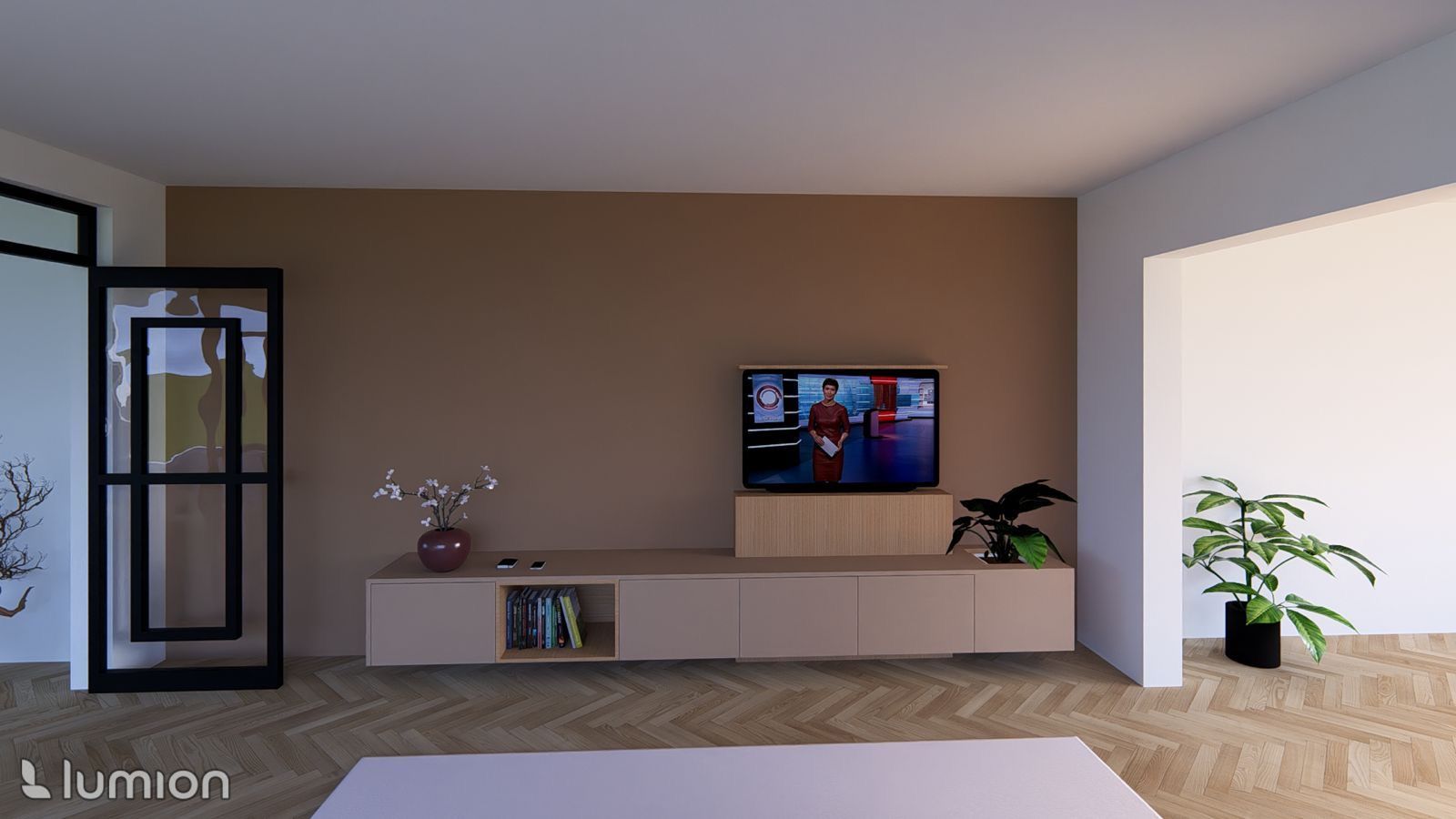 Schets Wand en TV meubel